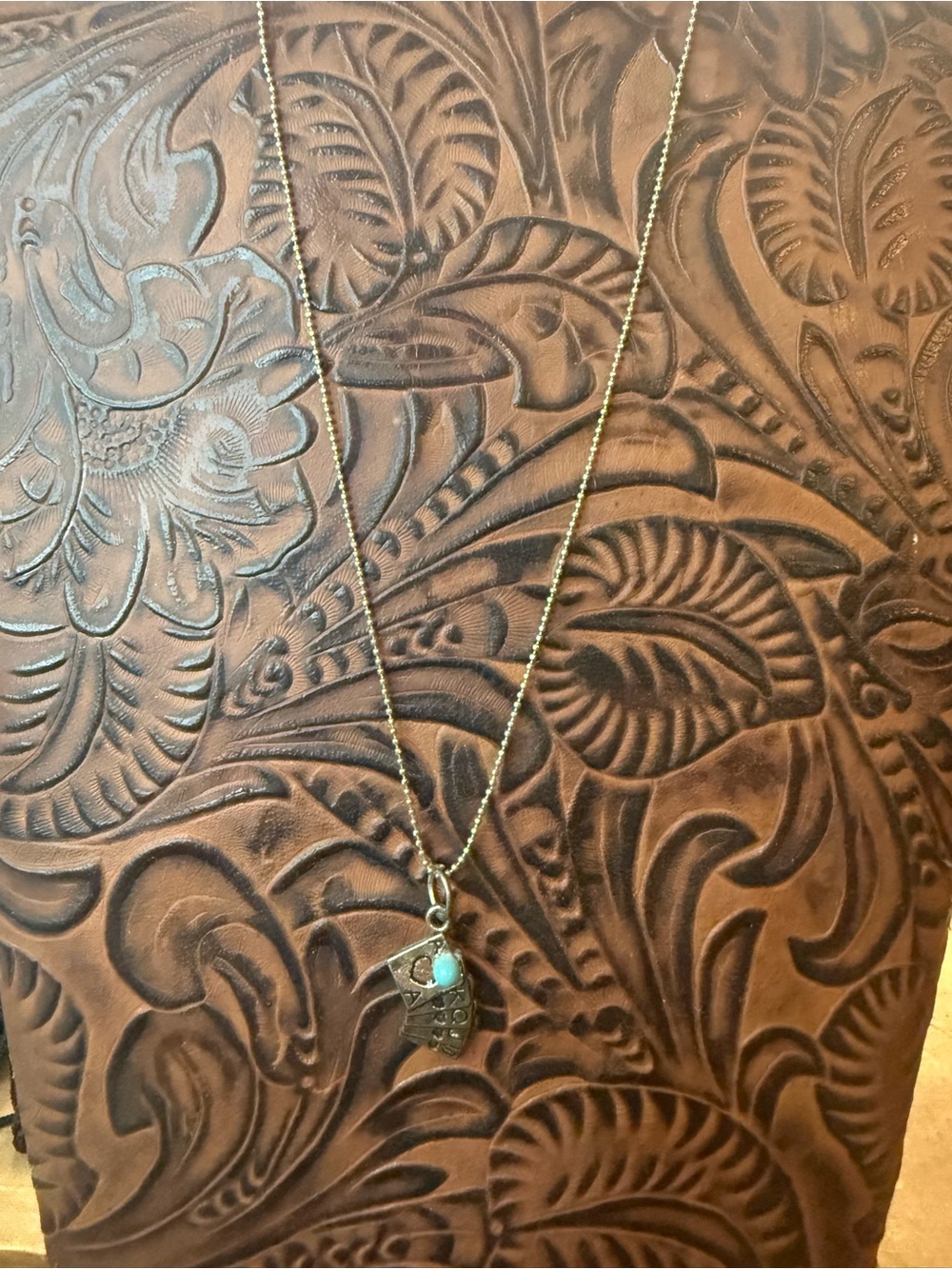 Necklace with Turquoise Accent